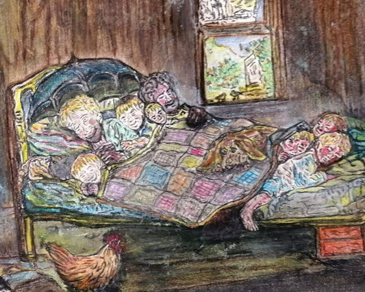 🎨 Yuvada Huzur | KGzls İmzalı Orijinal Tablo