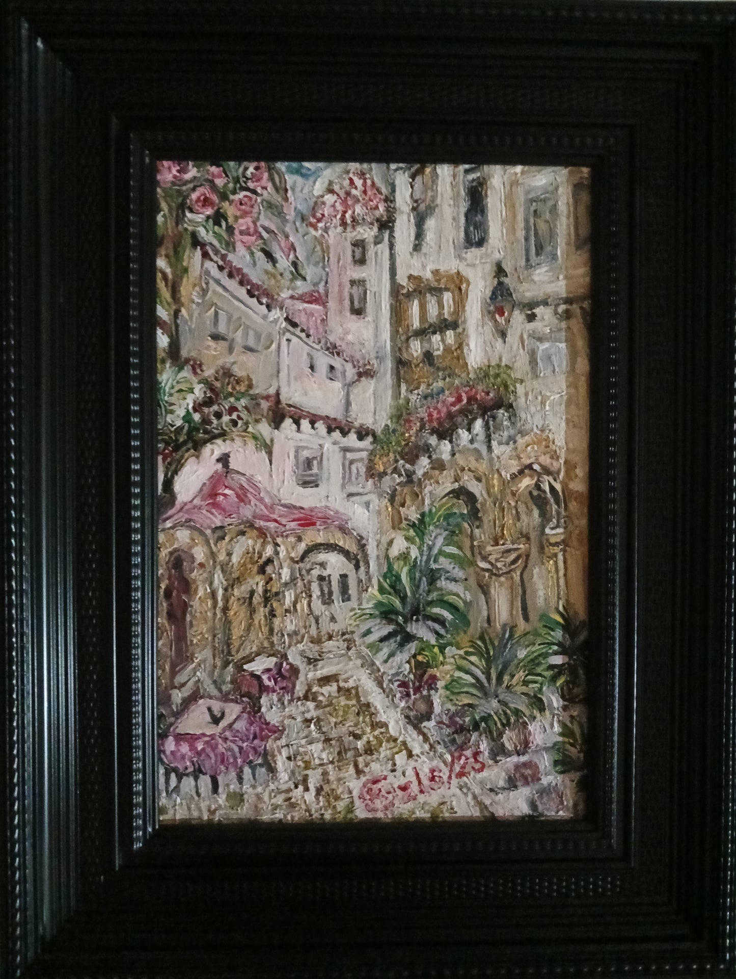 🎨 Venedikte Bir Cafe | KGzls İmzalı Orijinal Tablo